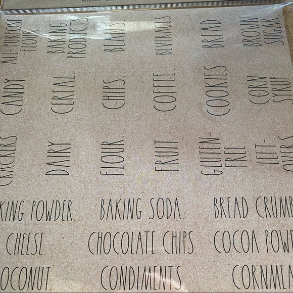 Rae Dunn 180 Organizing Labels Kitchen, Laundry, Garage, Bathroom, Generic NEW!! - Picture 5 of 5